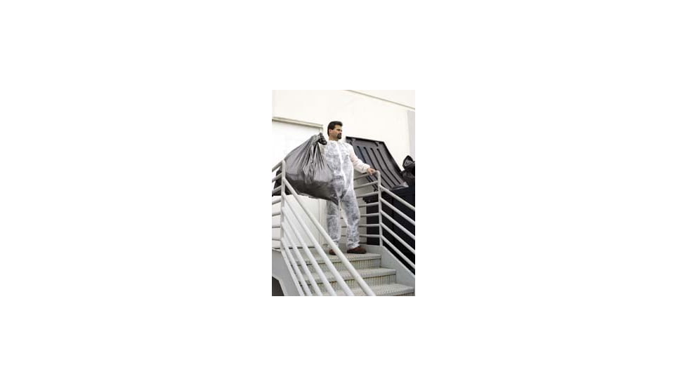 International Enviroguard Coverall White Polypro Lg 25EA 2012L