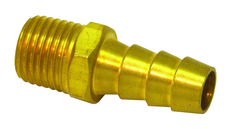 Invincible Marine Fuel Line Barb Fitting 3/8&quot;x1/4&quot; NPT, BR53240