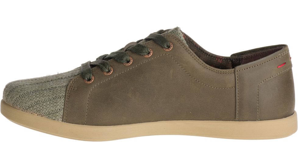 Ionia Lace Leather Casual Shoes - Womens, Ivy, Medium