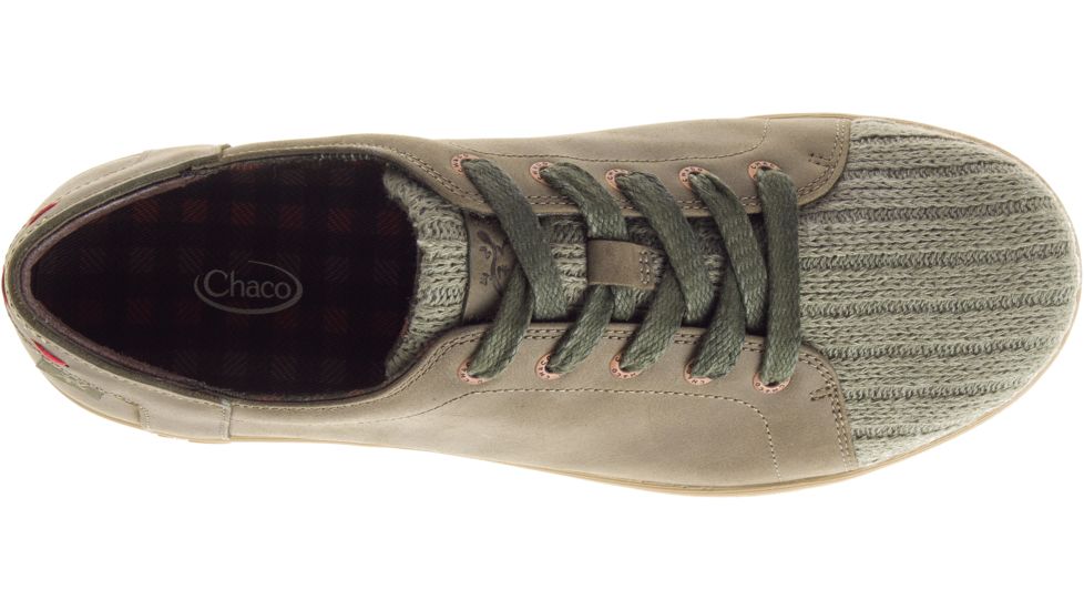 Ionia Lace Leather Casual Shoes - Womens, Ivy, Medium