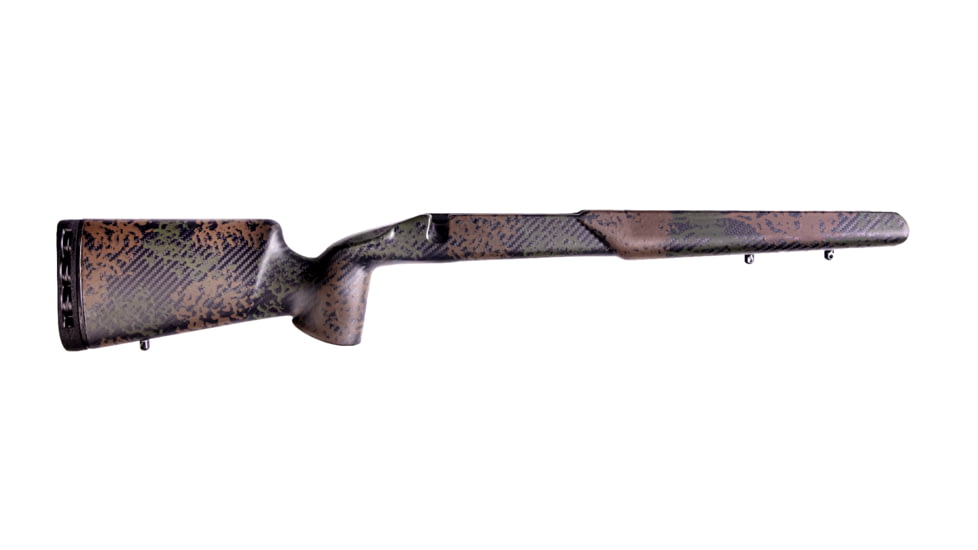 iota Outdoors Rifle Stock for Tikka Kremlin with Tikka Factory Sporter Barrel Contour, Forest Camo, 94-181310-01-5308121-1