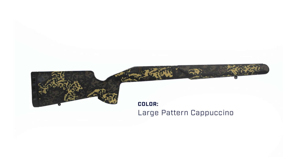 iota Outdoors Kremlin Rifle Stock for Remington 700 Long Actions with Remington Facotry Sporter/Remington Standard Sendero Barrel Cortour, Cappuccino, 97-181510-21-1311121-1