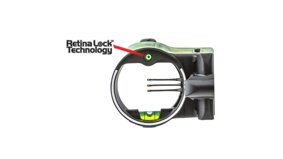 IQ Bowsights Ultra Lite Sight, Black 3 pin .019 RH, 342