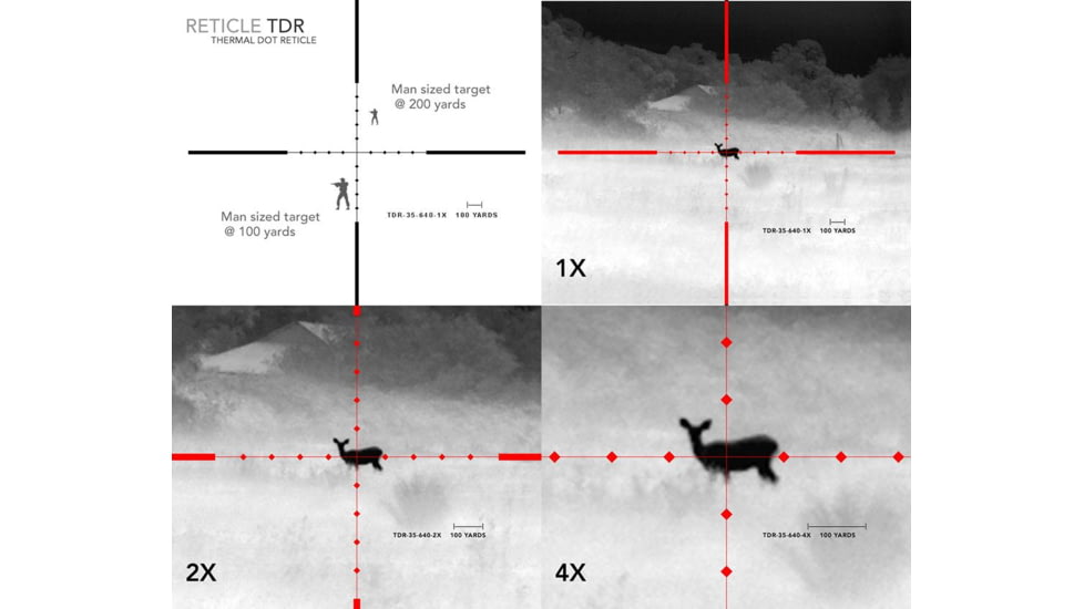 IR Defense IR Hunter MKII 640x480 Multi-Use Thermal Weapon Sight w/20mm Lens, 1.5x Optical/12x Digital Zoom 039207