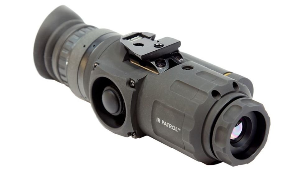 IR Defense IR Patrol LE M300W-K Thermal Monocular Scope,640x480,60hz w/Wilcox 5.56 Rated Weapon Mount,Black 39216