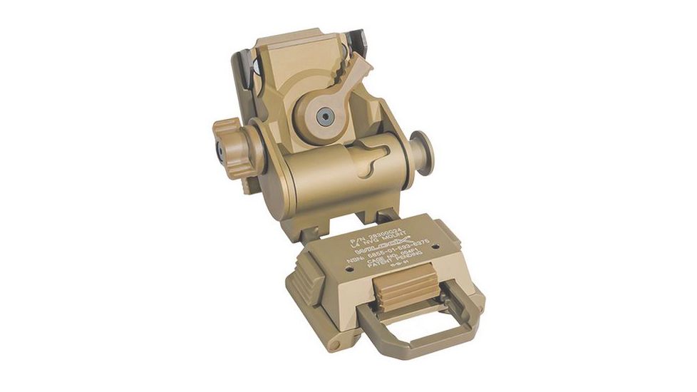 Trijicon Electro Optics Wilcox G24 Helmet Mount for IR Patrol M-Series, Tan AC62006