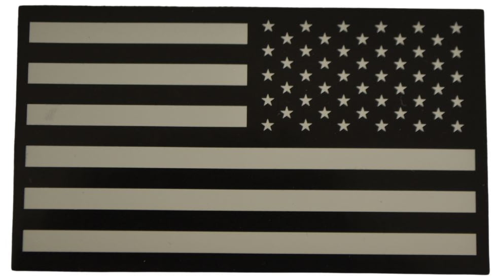 IR.Tools US Flag Reverse Field Patches, Tan/Black, 3.5X2in, NSN 8455014758887, P-0001-01-001-PK