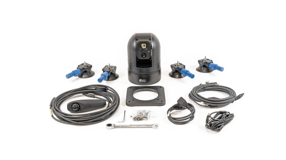 IRay USA M6T25 M6T Vehicle Mounted PTZ W/LRF Thermal Black 1x 25mm 640x512, 50 H