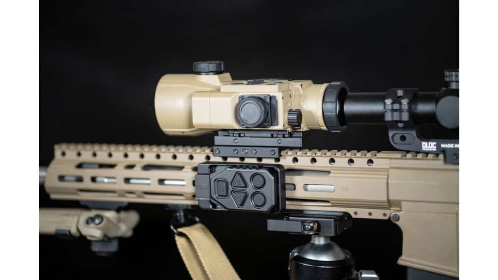 IRAYUSA Hybrid Compact, Thermal Sight, 3.5X Magnification, 50mm Objective, Multiple Reticles, 1440x1080 AMOLED Display, Cerakote Finish, Tan, IRAY-HCH50R