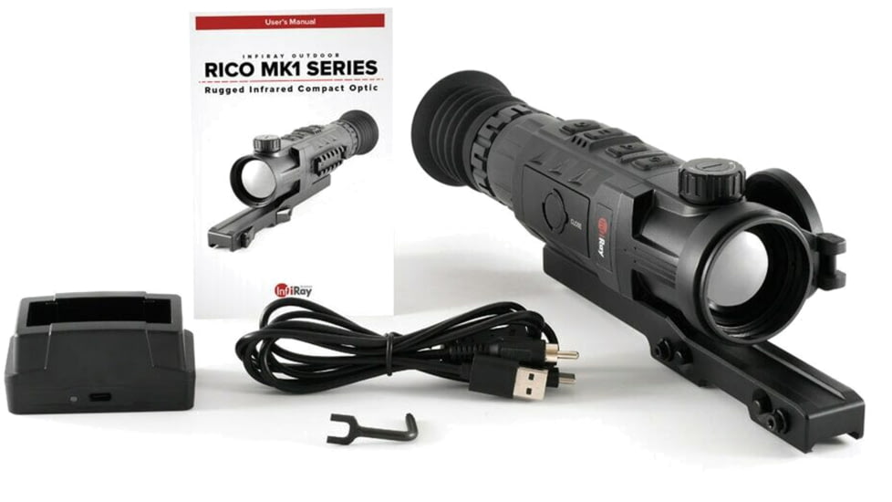 InfiRay Outdoor Rico Mk1 384 Thermal Weapon Sight, 4x42mm, Black, IRAY-RL42