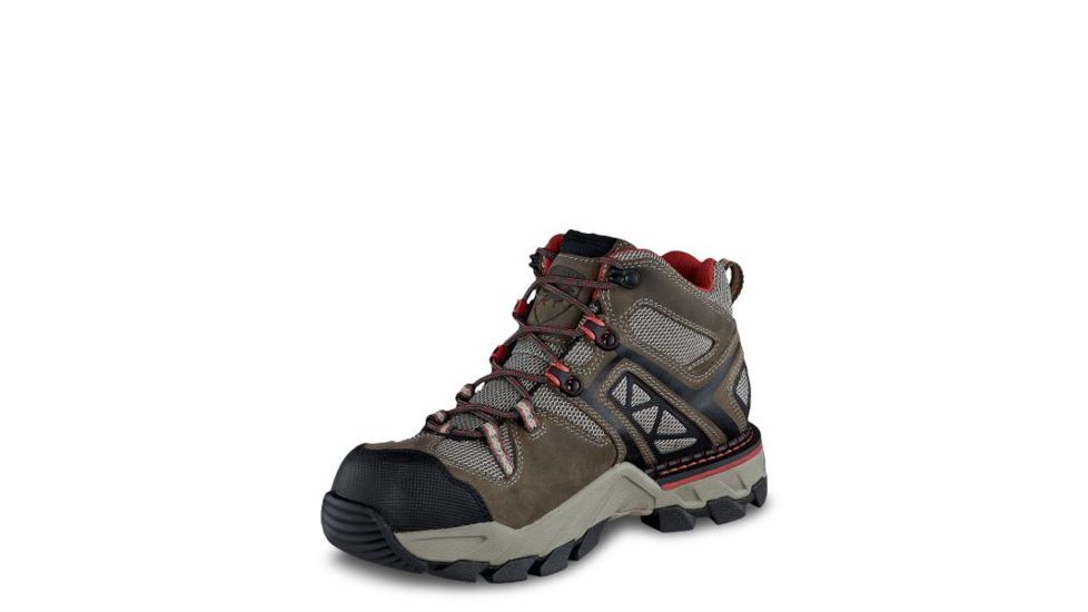 Irish Setter Crosby 83212 Womens Hiking Boot w/ Safety Toe, 4 in Height, Waterproof, Leather, D Medium Width, Brown, 9, 83212D 090