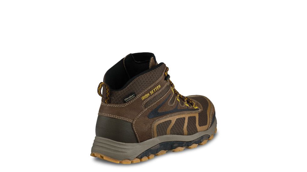 Irish Setter Mens Drifter 2834 Waterproof Trail Boot, Brown/Gold Mesh, 8 Wide, 02834E2080