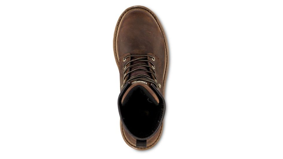 Irish Setter Mesabi 83236 Womens Logger Boot w/ Safety Toe, 8 in Height, Waterproof, Leather, B Medium Width, Brown, 5.5, 83236B 055