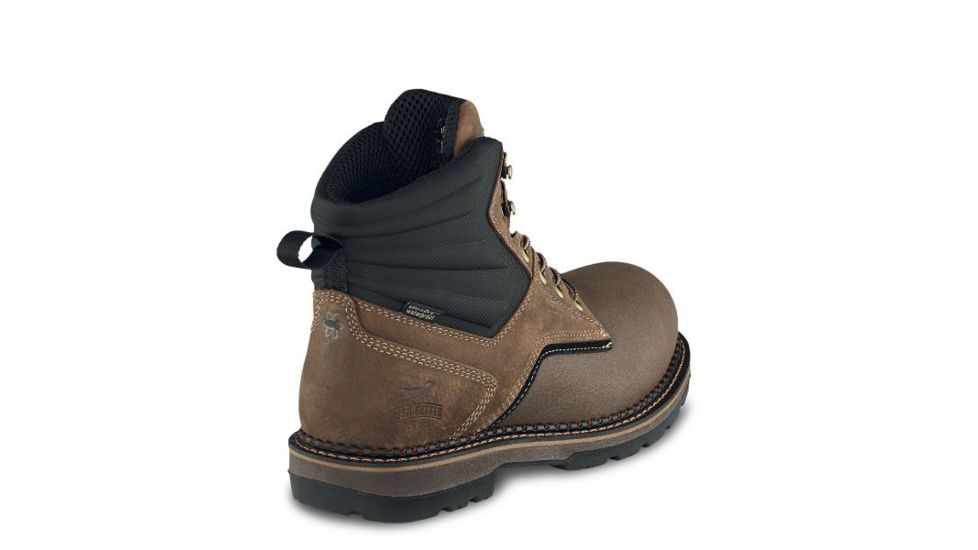 Irish Setter Ramsey 2.0 83648 Mens Boot w/ Safety Toe, 6 in Height, Waterproof, Hazelnut Voyageur Leather, EE Extra Wide Width, Brown, 11.5, 83648E2115