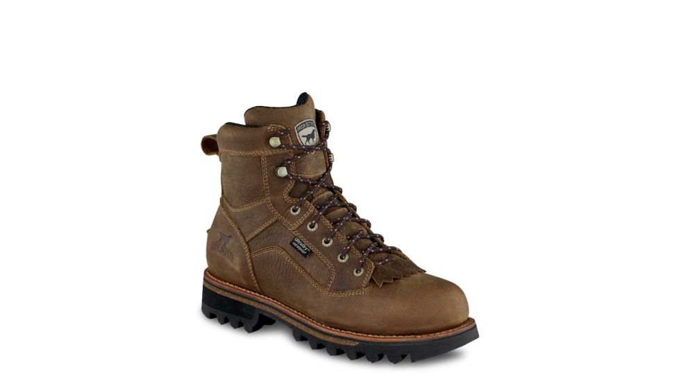 Irish Setter Trailblazer 864 Mens Boot, 7 in Height, Waterproof, Nubuck Leather, EE Extra Wide Width, Brown, 8, 00864E2080