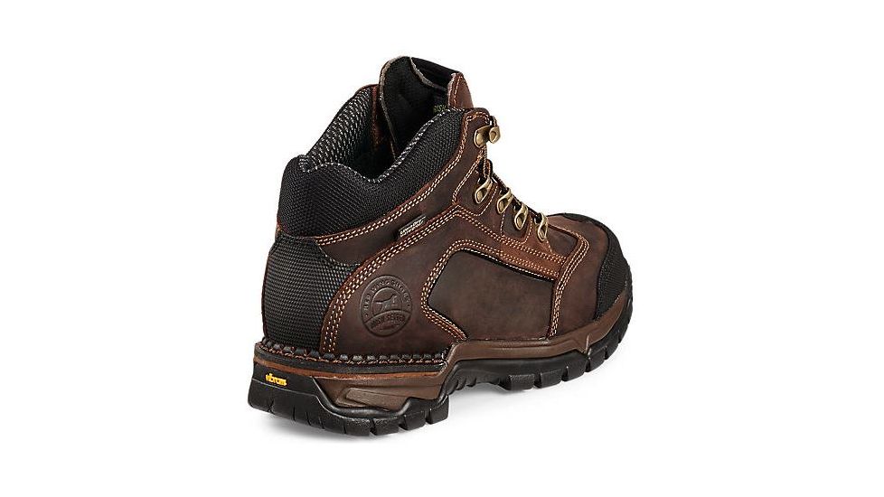 Irish Setter Two Harbors 83402 Boot, 5 Inch Hiker, Steel Toe, Waterproof, EH Sole, Brown, 8 Wide 83402E2080