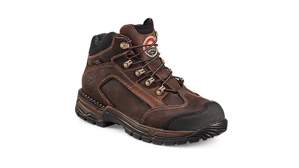 USED Irish Setter Two Harbors 83402 Boot, 5 Inch Hiker, Steel Toe, Waterproof, EH Sole, Brown, 9.5 Wide 83402E2095, EDEMO1