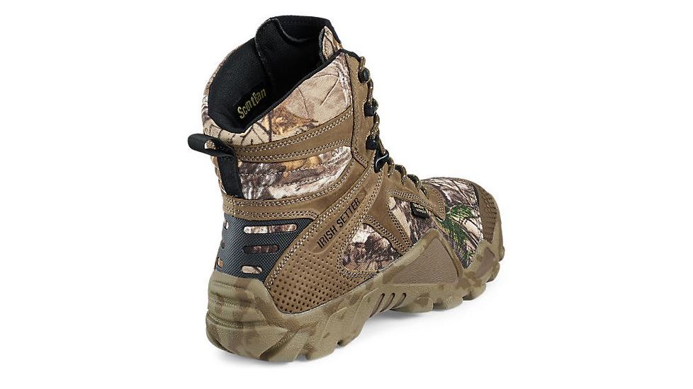 Irish Setter VaprTrek 2873 Boot, 8 Inch, Waterproof, 400g Insulation, Brown / Realtree Xtra CAMO, 8.5 Medium 02873D 085