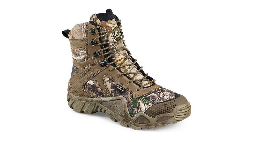 Irish Setter VaprTrek 2873 Boot, 8 Inch, Waterproof, 400g Insulation, Brown / Realtree Xtra CAMO, 8.5 Medium 02873D 085