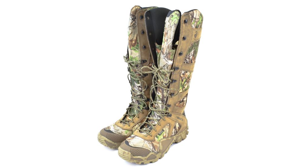 Irish Setter VaprTrek 2875 Snake Boot, 17 Inch, Waterproof, Snake Guard, Brown / Realtree Xtra Green CAMO, 10 Medium 02875D 100