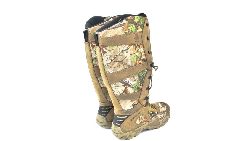Irish Setter VaprTrek 2875 Snake Boot, 17 Inch, Waterproof, Snake Guard, Brown / Realtree Xtra Green CAMO, 10 Medium 02875D 100