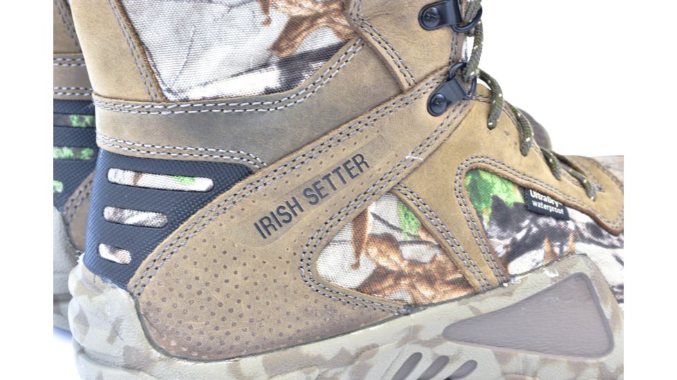 Irish Setter VaprTrek 2875 Snake Boot, 17 Inch, Waterproof, Snake Guard, Brown / Realtree Xtra Green CAMO, 10 Medium 02875D 100