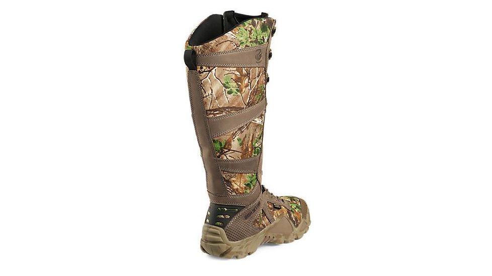 Irish Setter VaprTrek 2875 Snake Boot, 17 Inch, Waterproof, Snake Guard, Brown / Realtree Xtra Green CAMO, 13 Medium 02875D 130