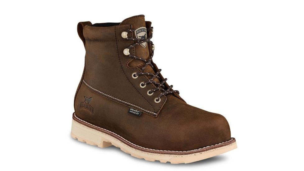 Irish Setter Wingshooter ST 83622 Mens Work Boot, 6 in Height, Non-Insulated, Waterproof, Medium, Brown, 8.5 US, 83622D 085
