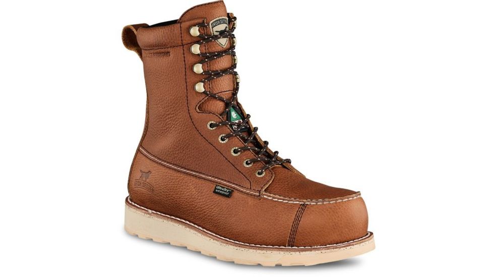 Irish Setter Wingshooter ST 83856 Mens Work Boot, 8 in Height, Non-Insulated, Waterproof, Medium, Brown, 9 US, 83856D 090