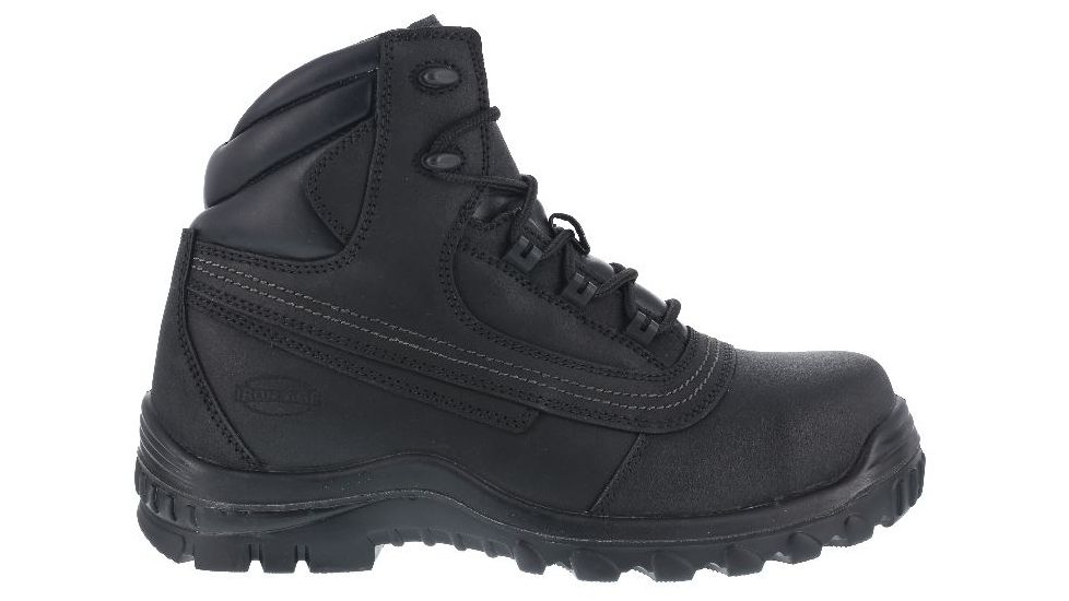 Iron Age Back Stop 6in Boot, Men 10.5 M, Men, Black IA5500-Black-10.5-Men's-M