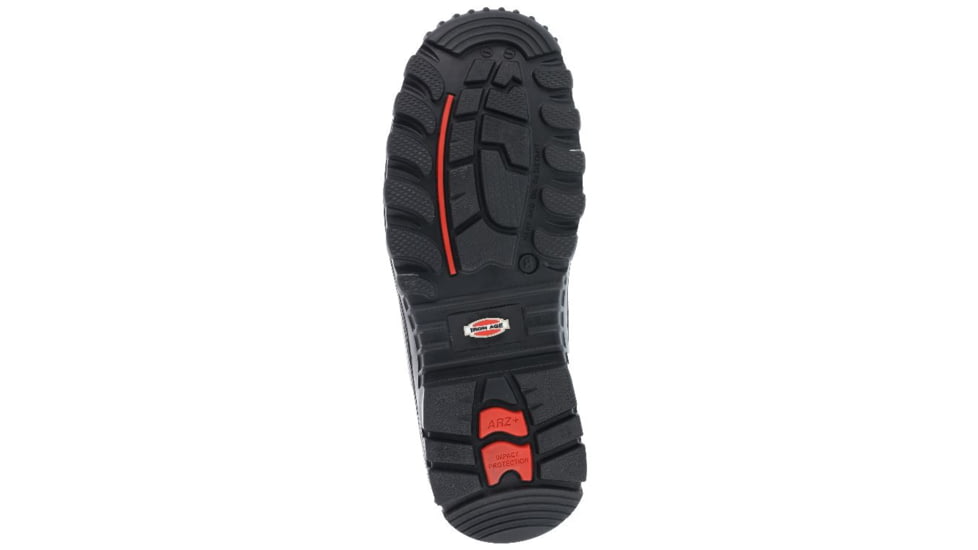 Iron Age Back Stop 6in Boot, Men 10.5 M, Men, Black IA5500-Black-10.5-Men's-M