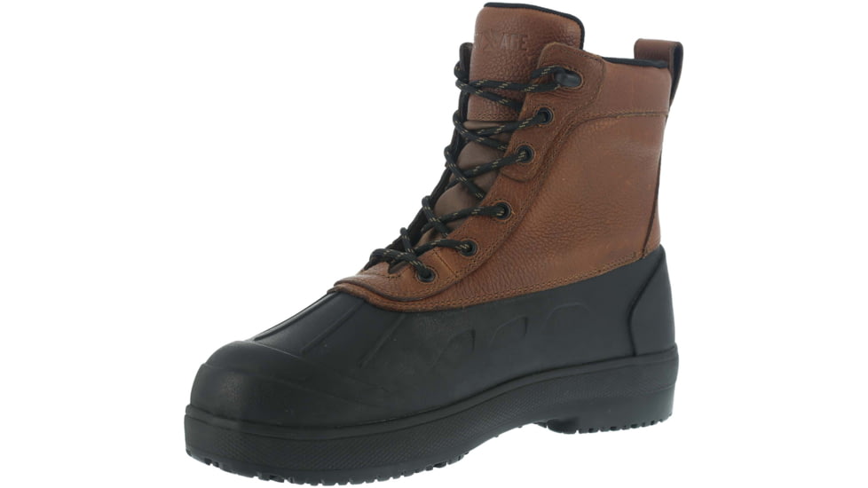 Iron Age Compound Duck Boot, Waterproof, Brown/Black, 9.5, EW IA9650-BRN/BLK-9.5-M-EW