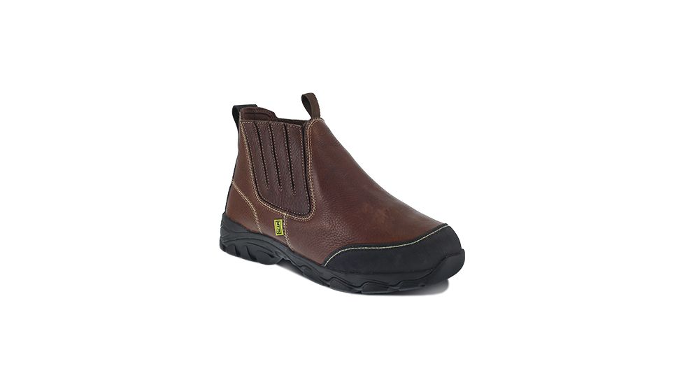Iron Age Galvenizer Slip On Steel Toe Work Boot - Mens, Brown, 14M IA5220-Brown-14-Mens-M