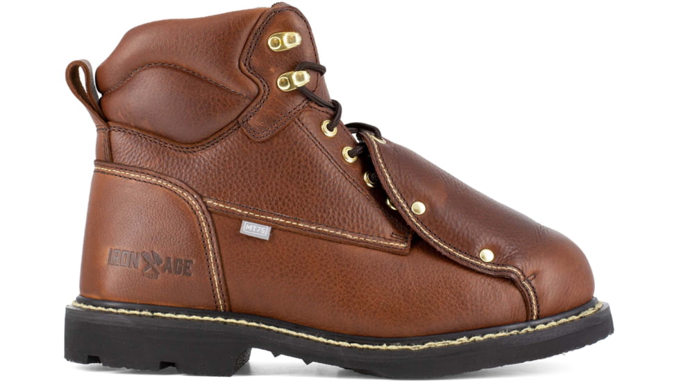 Iron Age Groundbreaker IA5017 Work Shoes - Mens, Wide, Brown, 4, 690774481268