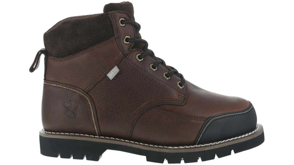 Iron Age Mens Dozer 6in Internal Met Guard Steel Toe Work Boot, Brown, 6.5, IA0163-BROWN-6.5-MENS-W