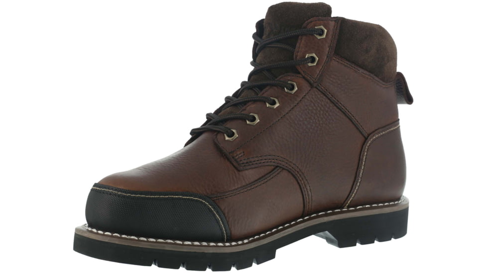 Iron Age Mens Dozer 6in Internal Met Guard Steel Toe Work Boot, Brown, 6.5, IA0163-BROWN-6.5-MENS-W