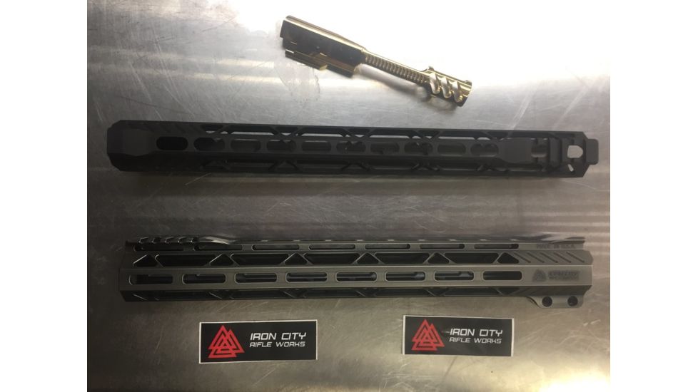 Iron City Rifle Works Beserker 15 inch M-LOK Handguard, Black IC-BEHG-15B