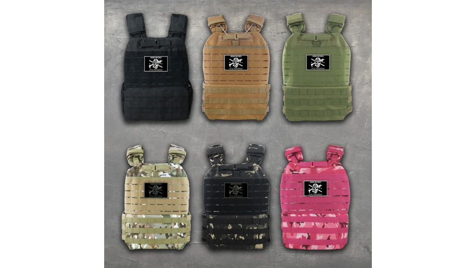 Iron Infidel Dropzone Plate Carrier Weighted Vest, E6V4HLHAI