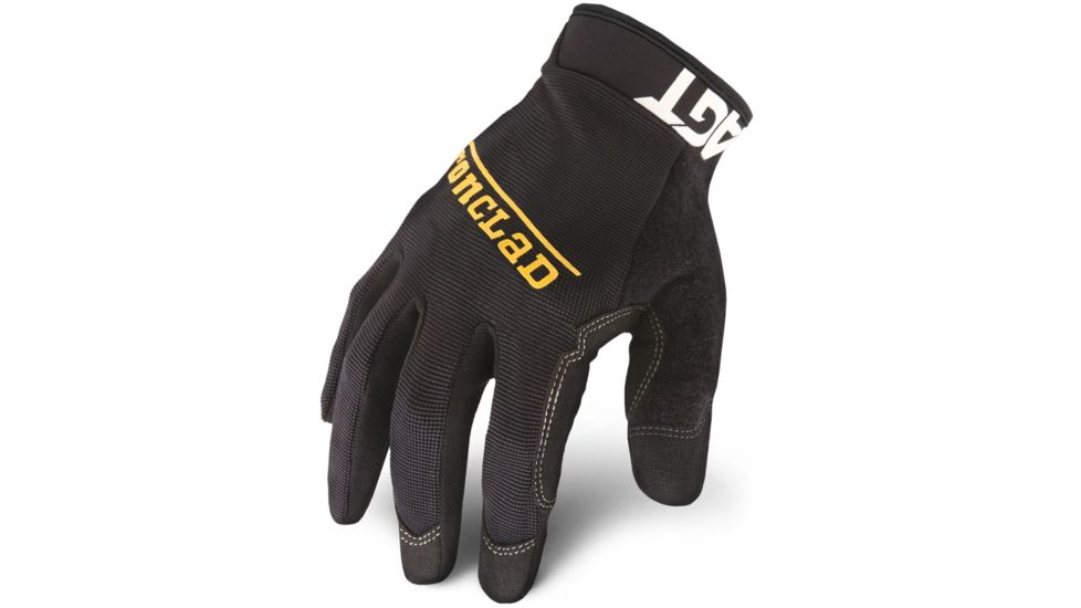 Ironclad Mens Workcrew Glove, Black, S WCGA-02-S