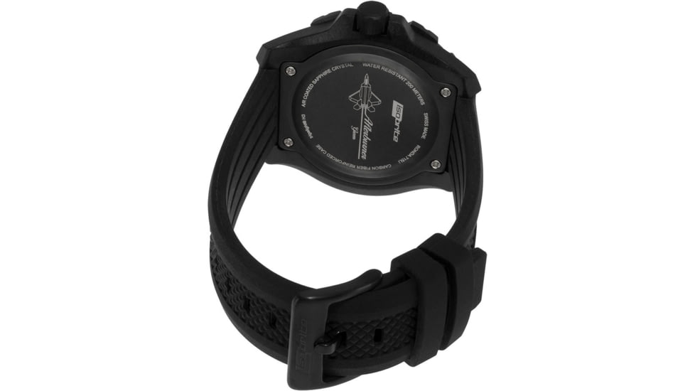 Isobrite Afterburner Series T100 Tritium Watch, Black/Green, 47mm, ISO4002
