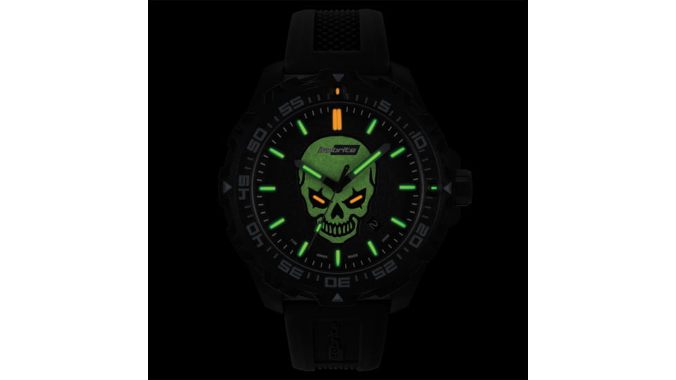 Isobrite Enforcer II T100 Tritium Watch, Black/Gray, 47mm, ISO3007