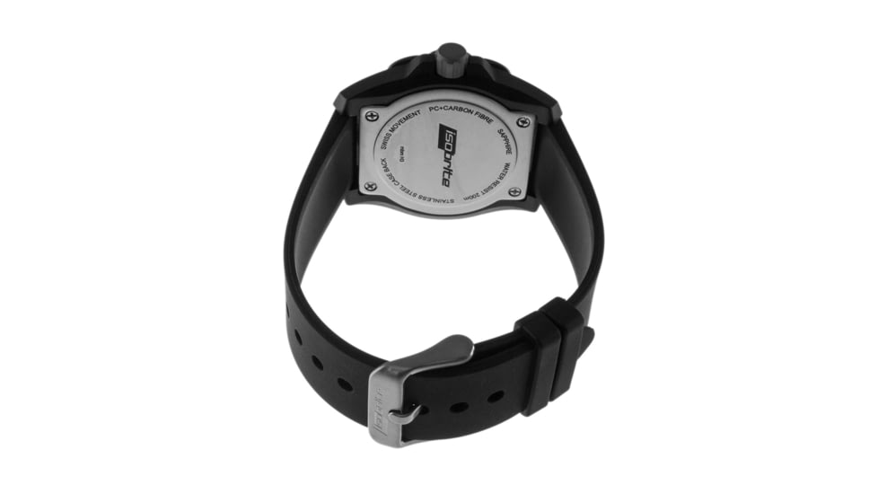 Isobrite ISO353 Valor 39.5mm Midsize Blue T100 Tritium Illuminated Watch, Black Case, Blue Dial, 39.5mm, ISO353