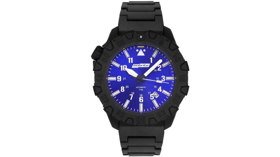 Isobrite Squadron T100 Tritium Illuminated Automatic Watch, Blue, ISO1102-PU
