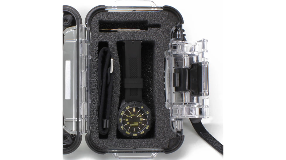 Isobrite T100 Tritium Watch Kit Benefiting The Navy SEAL Foundation, Black/Tan, 47mm, ISO3001-NSF