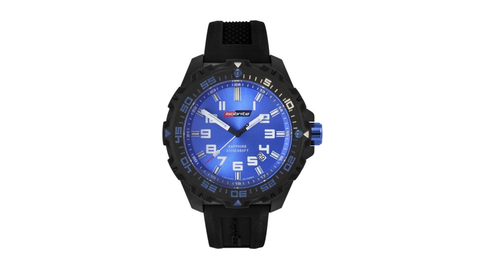 ISOBrite T100 Valor Series Watch, Black, Blue, Small ISO301