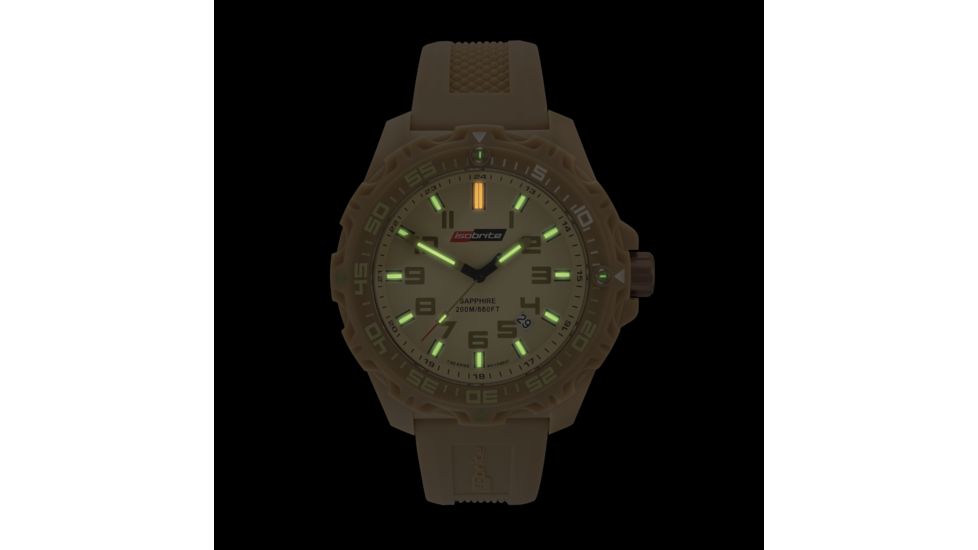 ISOBrite T100 Valor Series Watch, Tan, Small ISO305