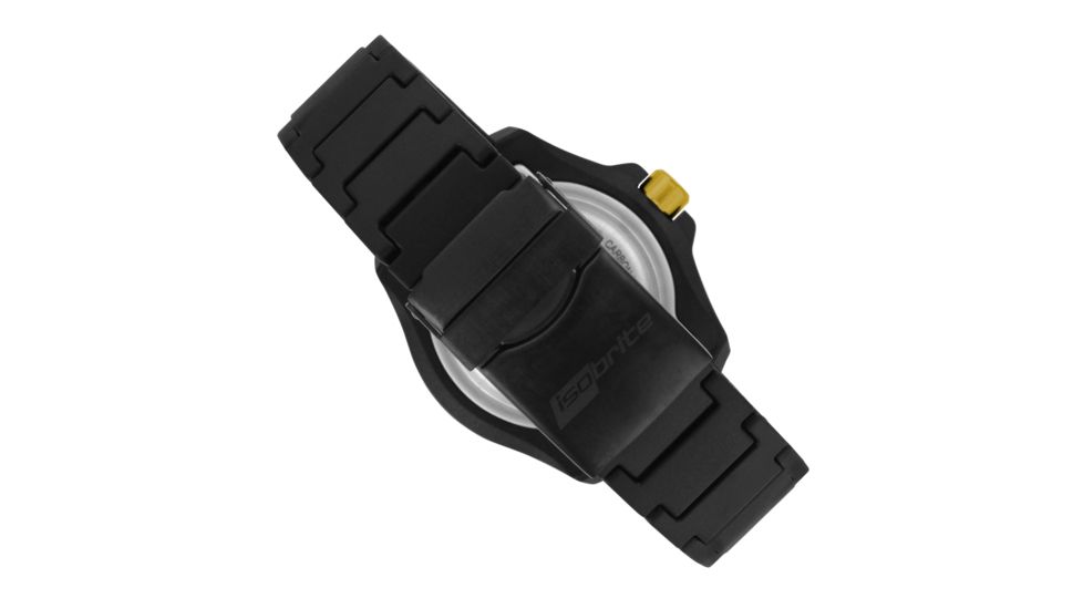 ISOBrite T100 Valor  Series Yellow Watch With Polyurethane Band, Black/Yellow, Small ISO313