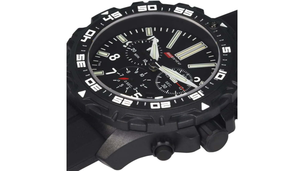 Isobrite Valor Swiss T100 Tritium Illuminated Chronograph, Polyurethane, ISO413