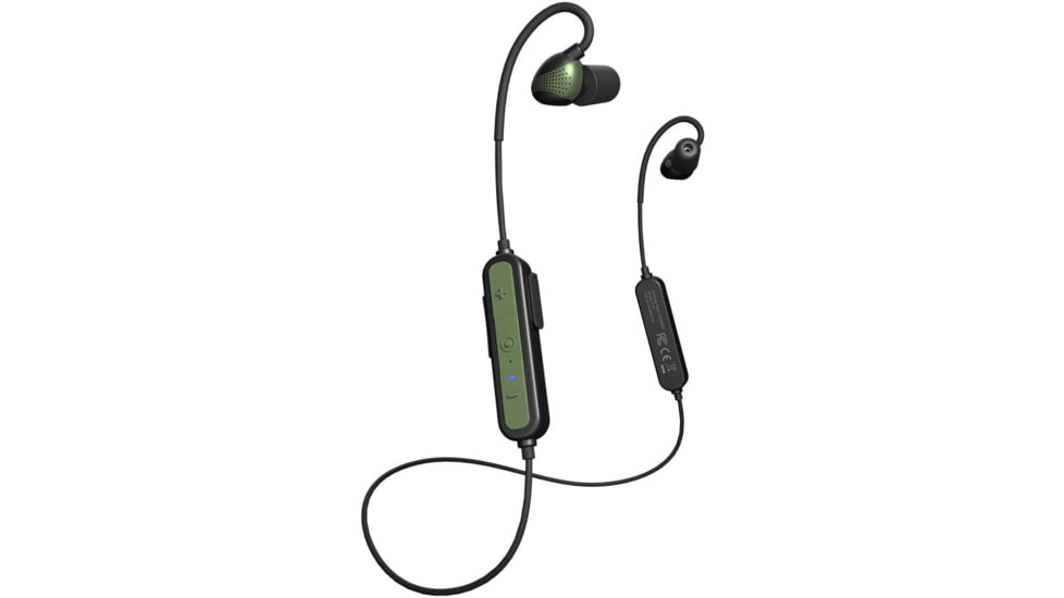 ISOtunes Sport Advance BT 2.0 Protective Ear Plugs, 26 dB, 1 Pair, OD Green, Universal, IT-36B