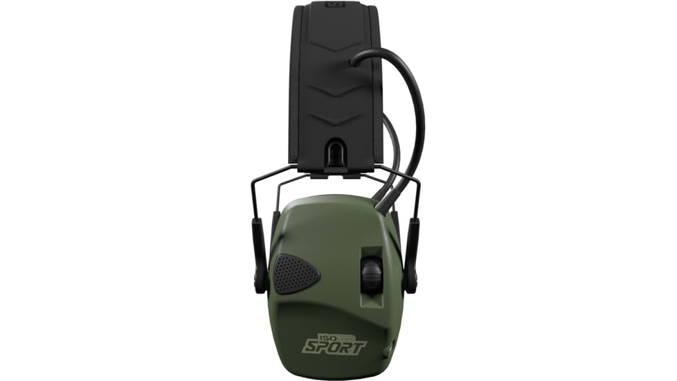 ISOtunes Sport DEFY Slim Tactical Earmuffs, 20 NRR, OD Green, IT-40
